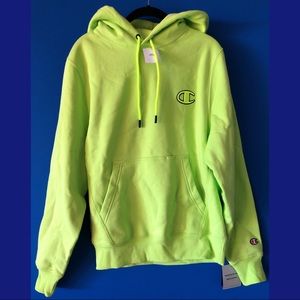 Champion for UO Super Fleece Hood in Bright Green